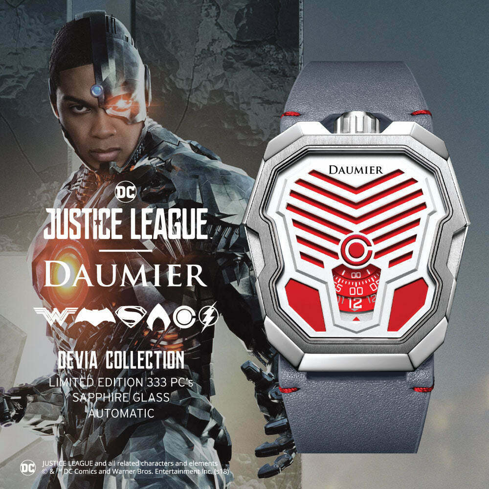 Daumier Justice League DEVIA Series Cyborg 正義聯盟 自動上鏈機械錶 01
