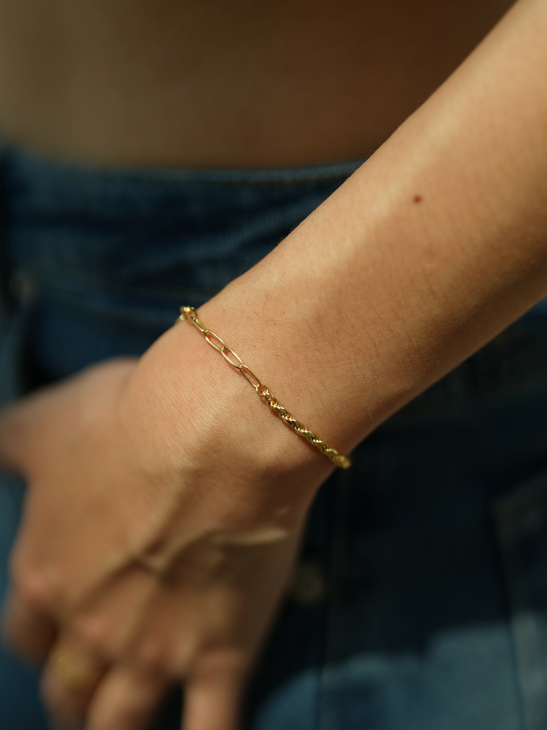 Wave Long Box Bracelet