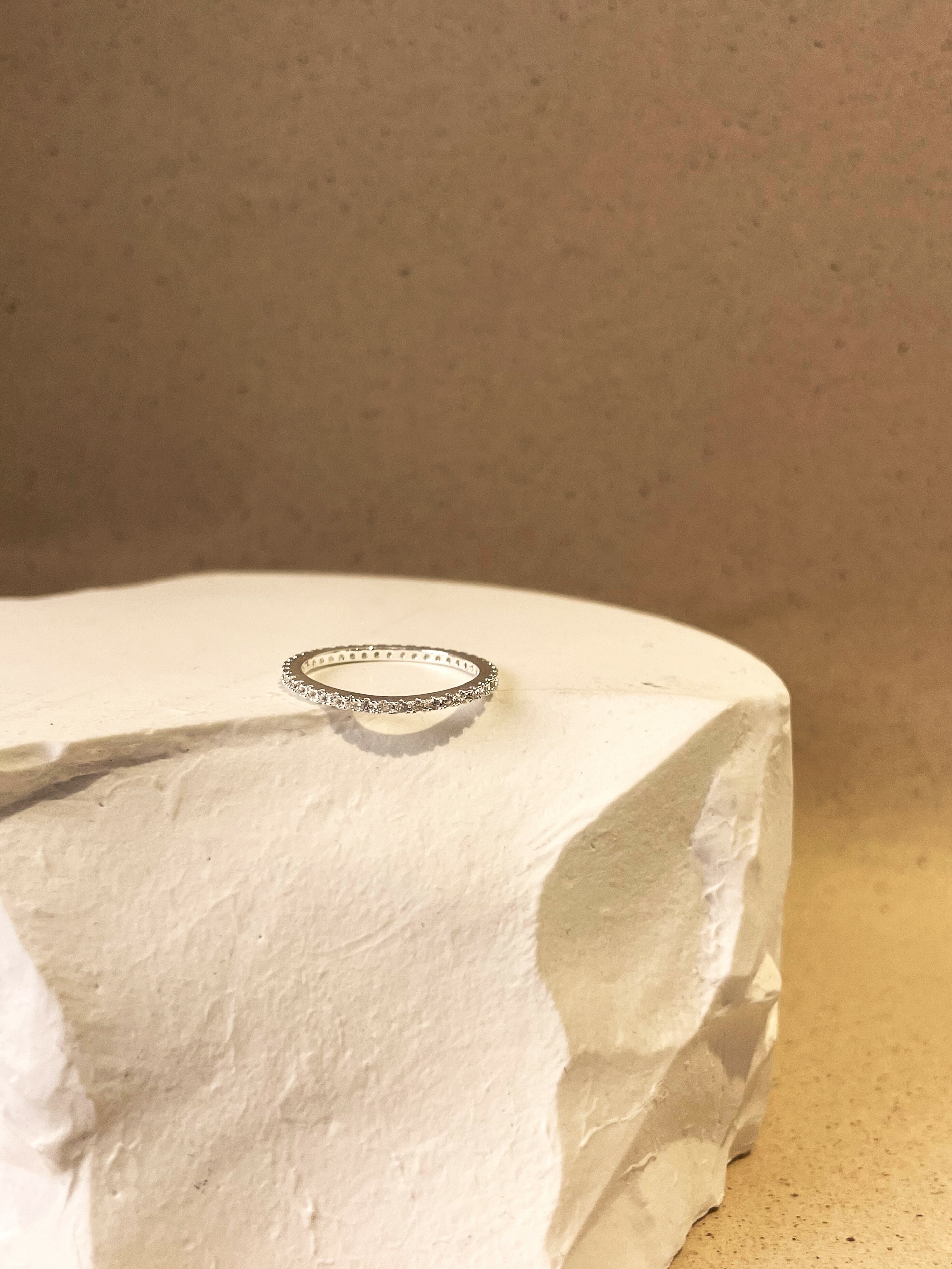 Classic Zircon Eternity Ring