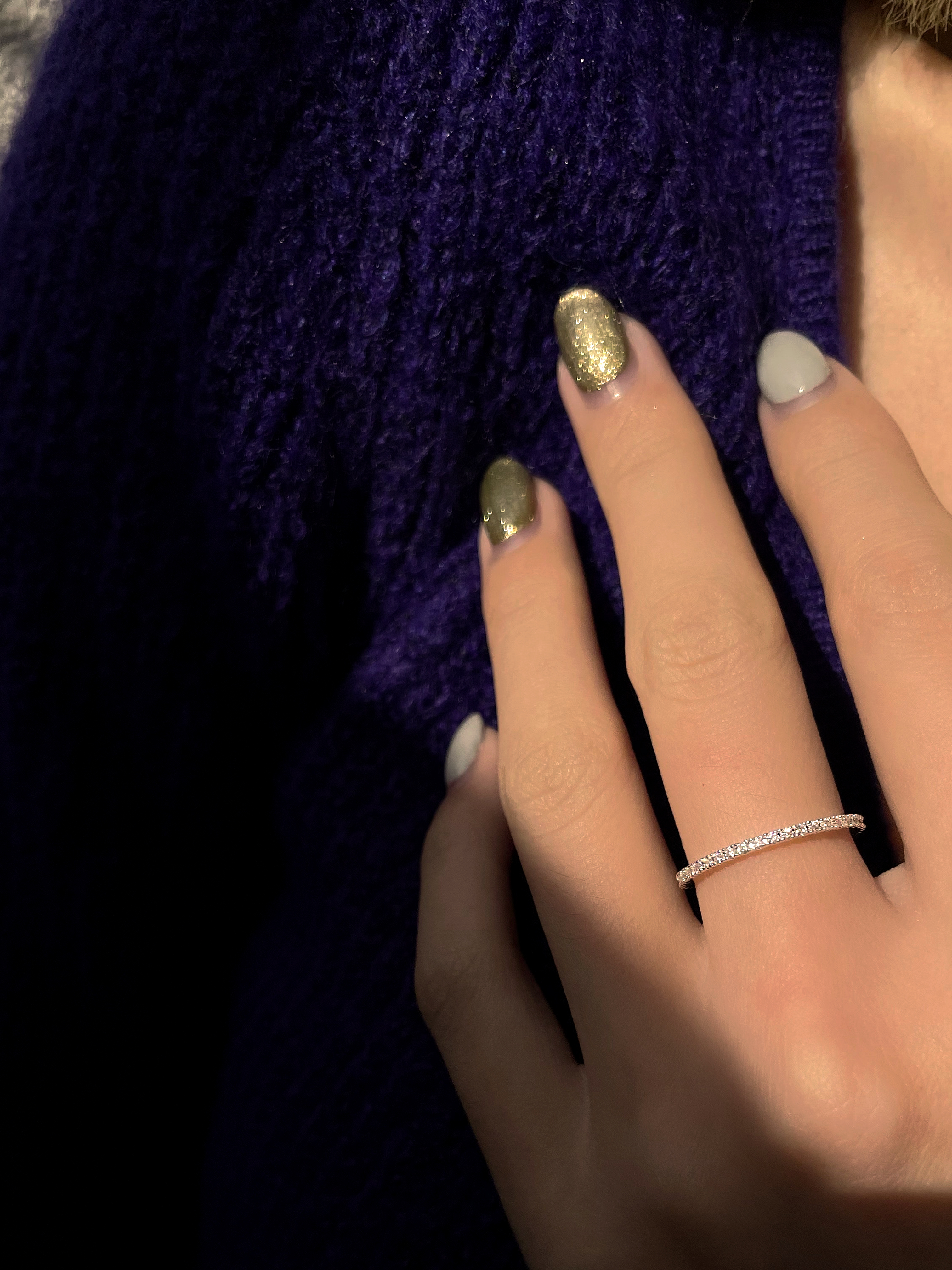 Classic Zircon Eternity Ring