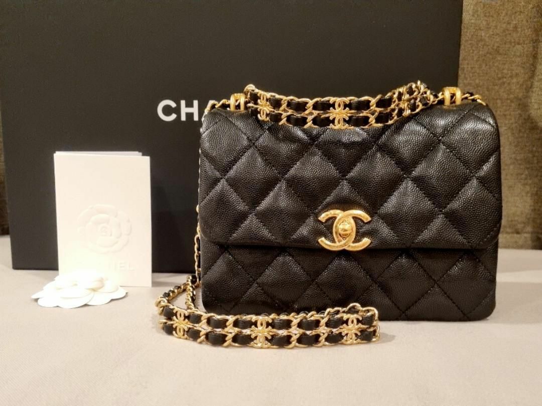 Chanel 22k coco flap bag (20cm)