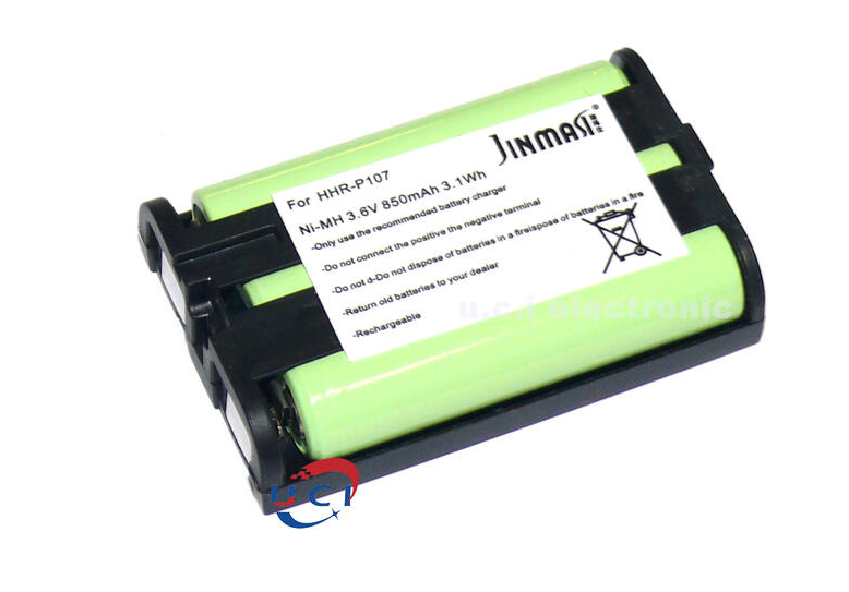 【UCI電子】(B-3) 國際牌 原廠相容(副廠)  P107 無線電話 鎳氫充電電池