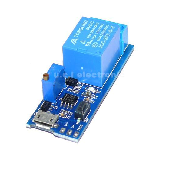 【UCI電子】(7-1) 寬電壓5V-30V觸發延時繼電器模組計時器模組 延時導通 延時開關