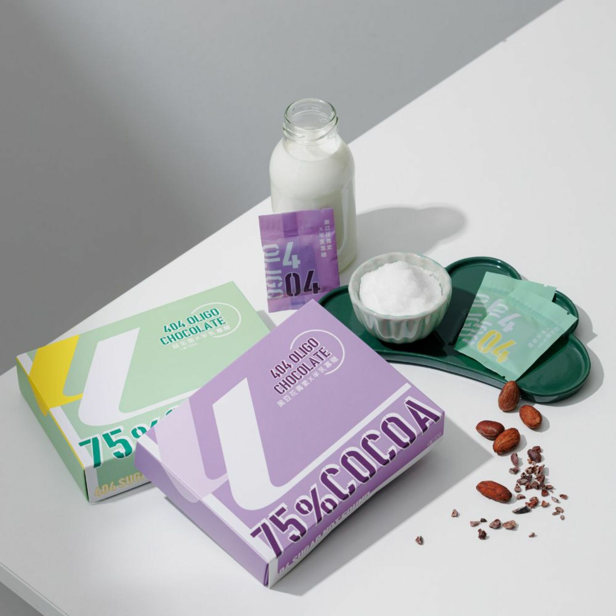 【404巧克力】75%機能性巧克力1+1綜合套組