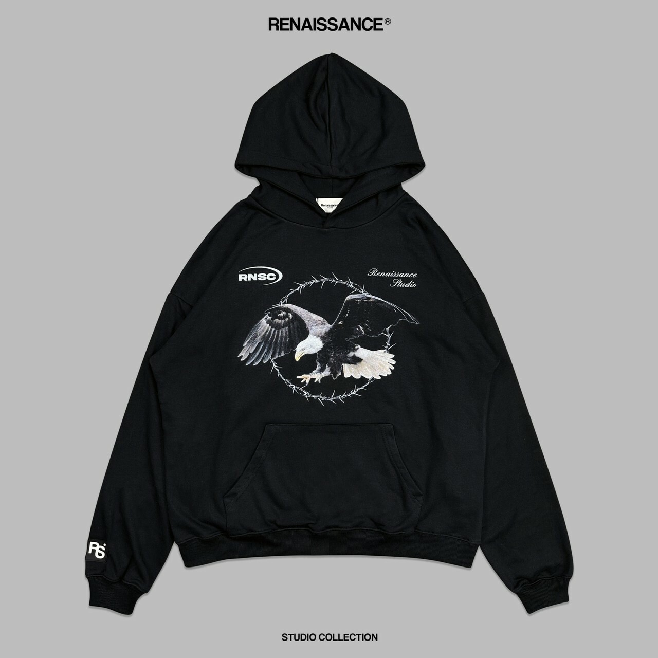 RENAISSANCE 荊棘 老鷹 標語Logo帽T “ EAGLE SLOGAN HOODIE “