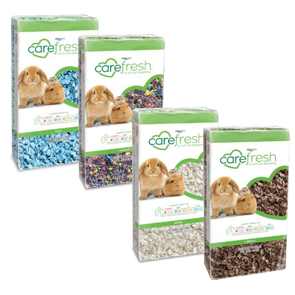 【美國凱優】CAREFRESH 小動物專用紙棉-白色/繽紛/原色/藍色