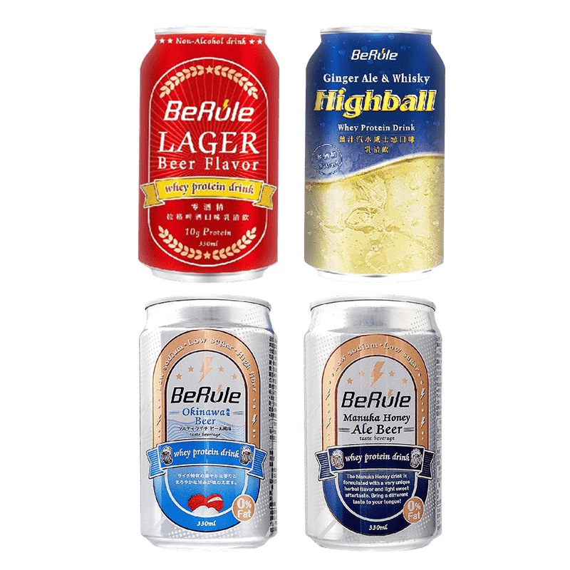 BeRule非酒精啤酒風味乳清飲