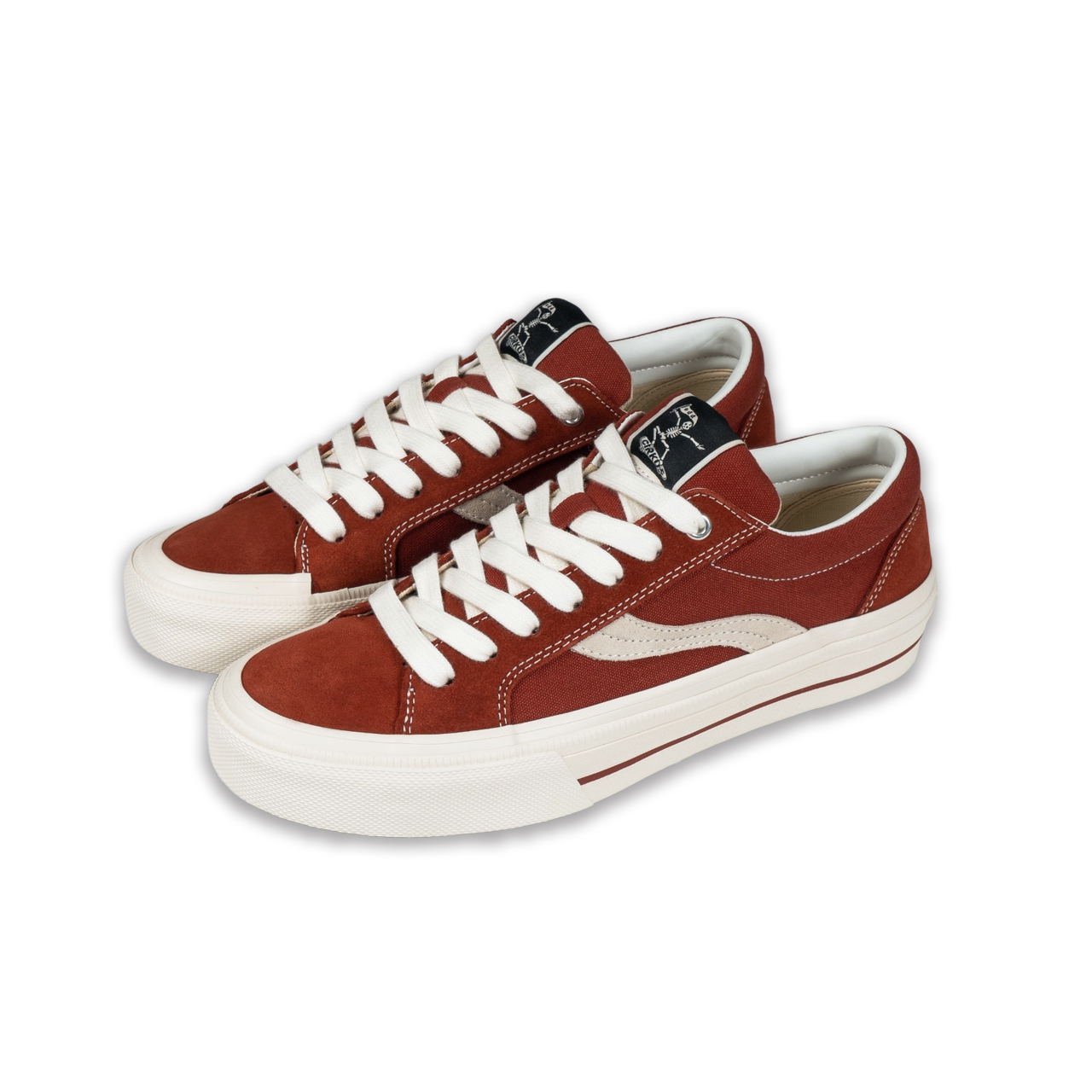 odd CIRKUS ASTLEY LOW BRICK / 生膠帆布鞋 低筒 近江紅