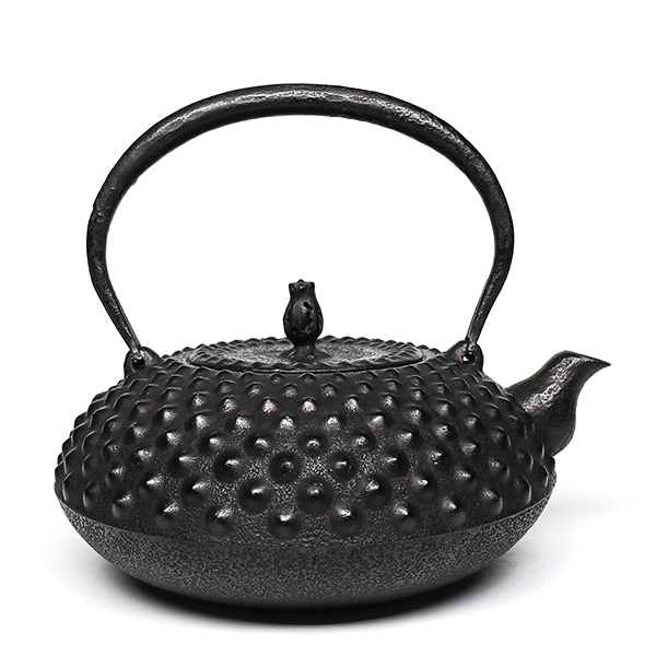 【薰山工房】平布團型 鬼霰 鐵壺 1.6L