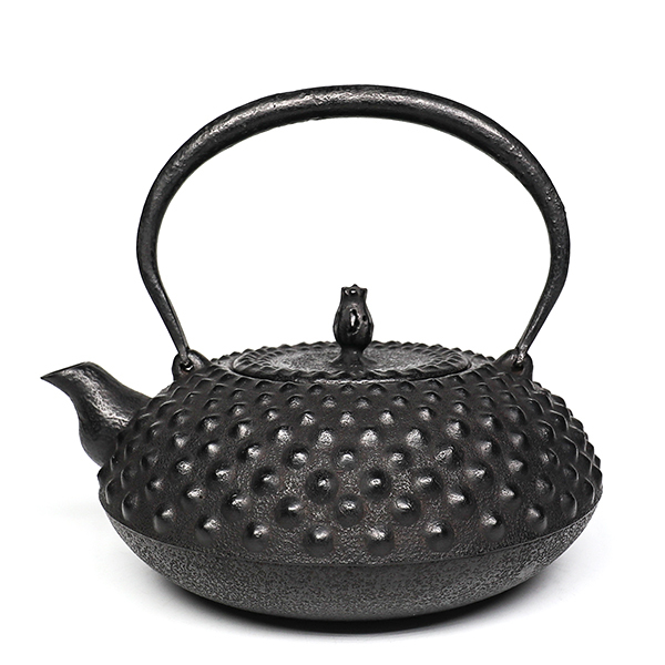 【薰山工房】平布團型 鬼霰 鐵壺 1.6L