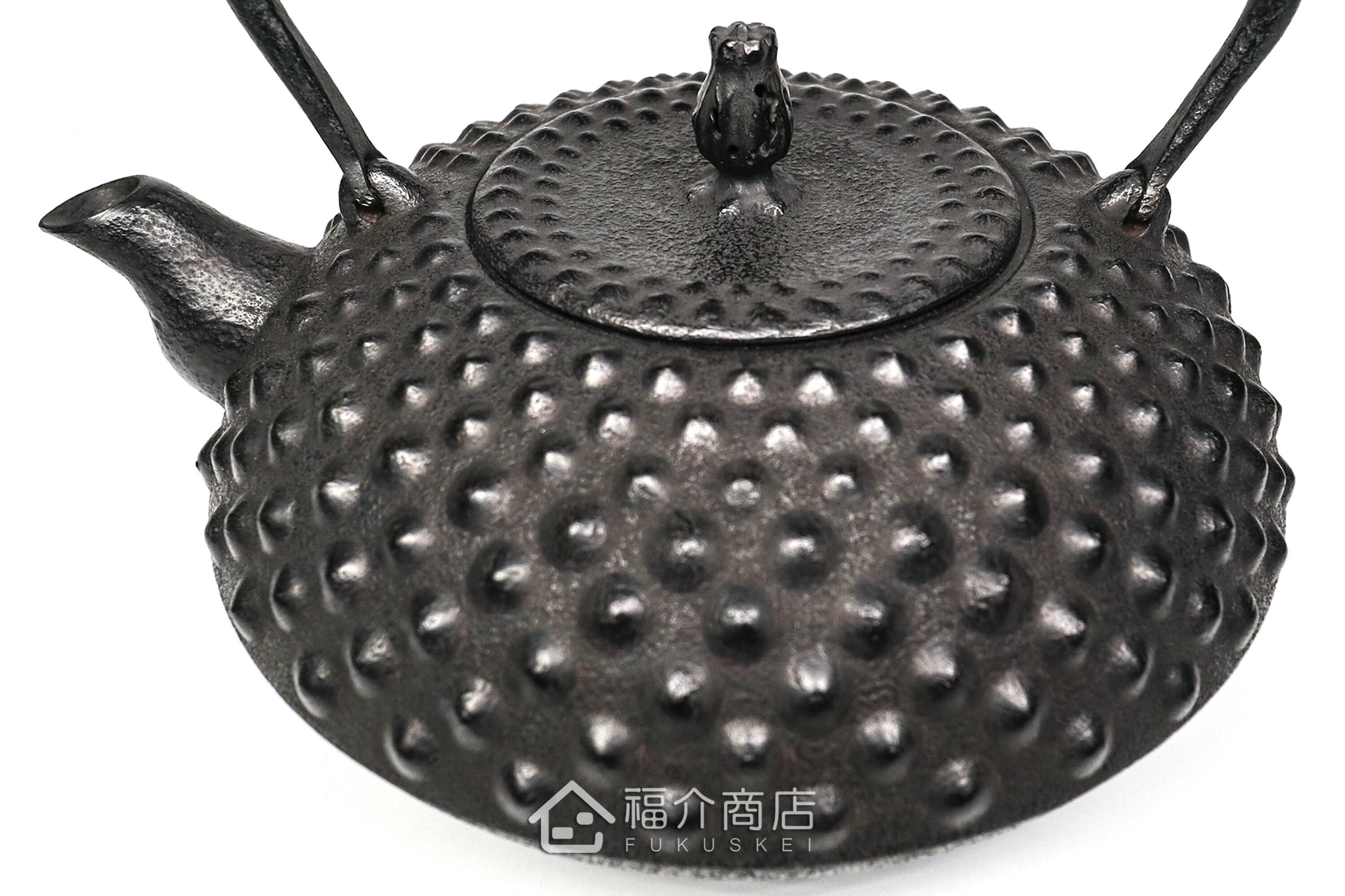 煮水泡茶用的布團型鑄鐵茶壺