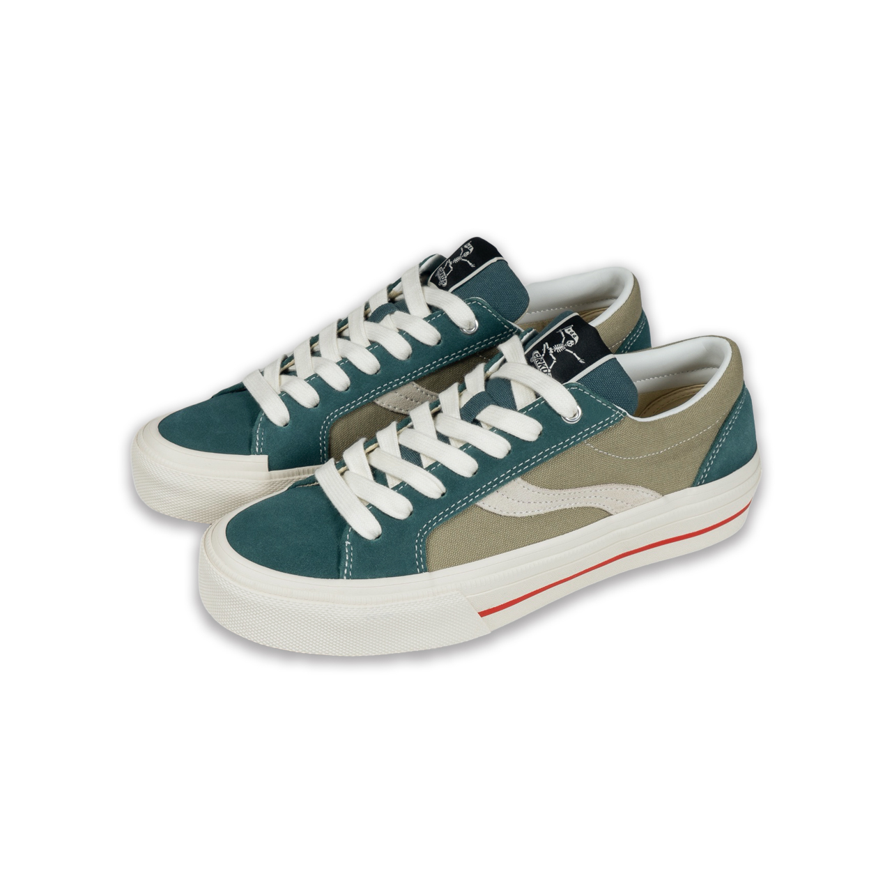 odd CIRKUS ASTLEY LOW STEEL GRAY / 生膠帆布鞋 低筒 藍灰