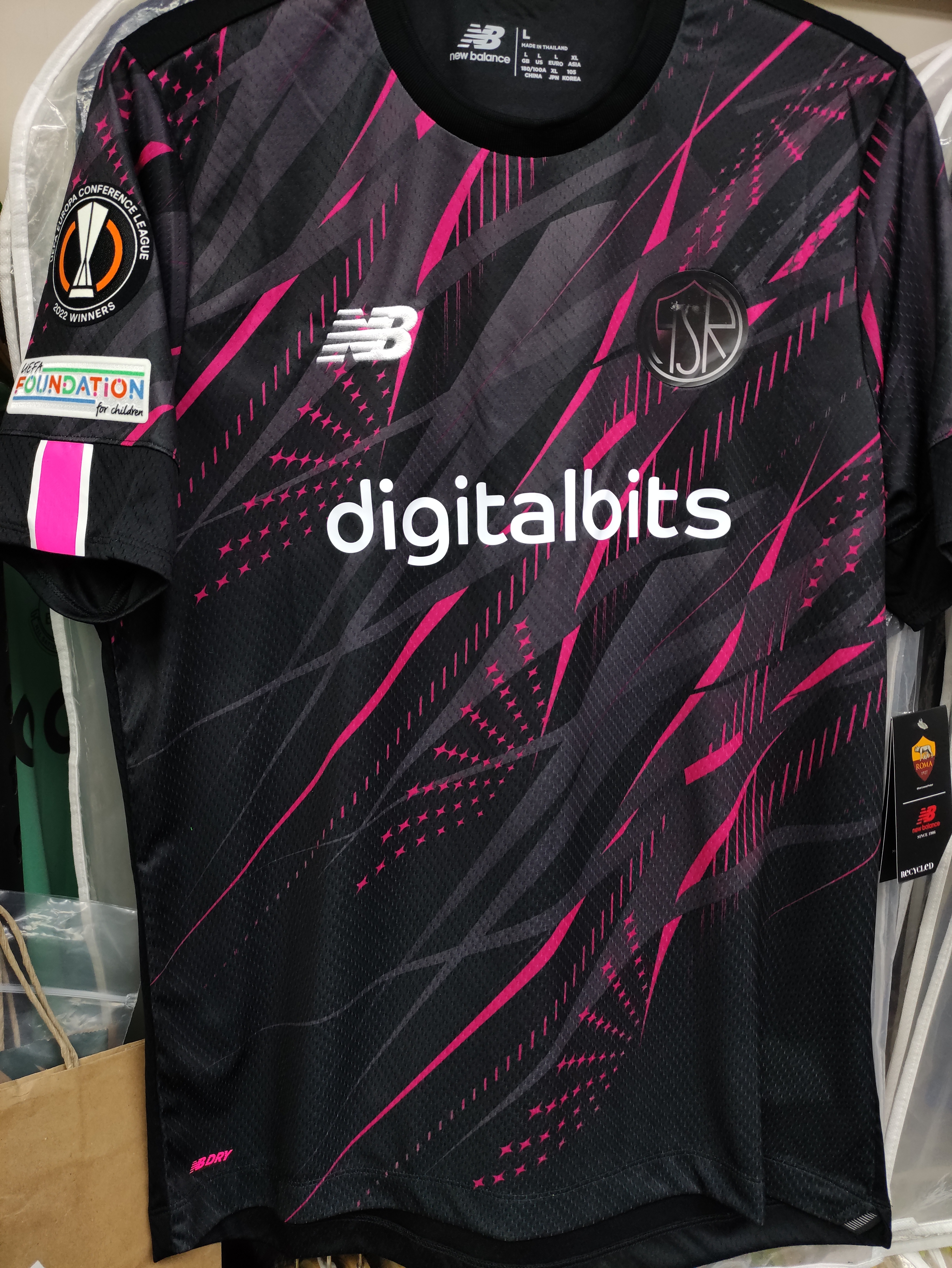 22-23羅馬二客戴巴拿球迷版球衣