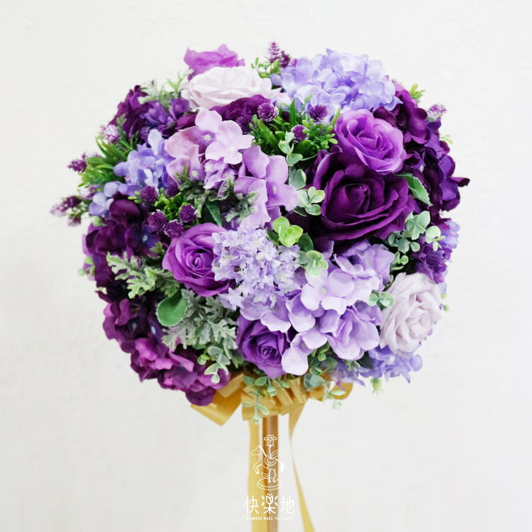 剪綵▪【客製】仿真花柱▪訂製款