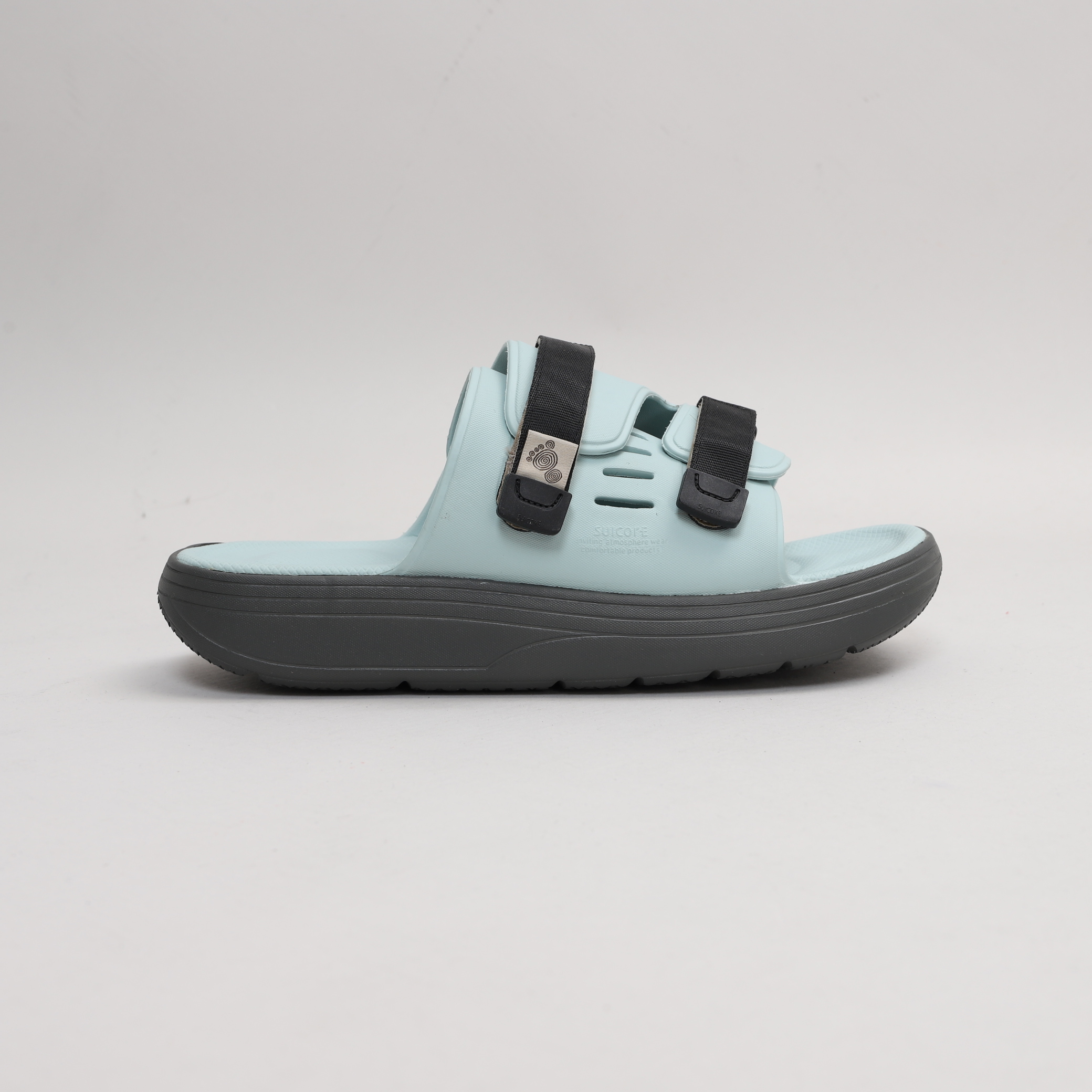 [出清商品售出無退換] [US10/28CM全新展示無盒] SUICOKE URICH OG-INJ-01 薄荷綠深灰 防水拖鞋 魔鬼氈 厚底 日系 休閒【SKINJ01MIG10】