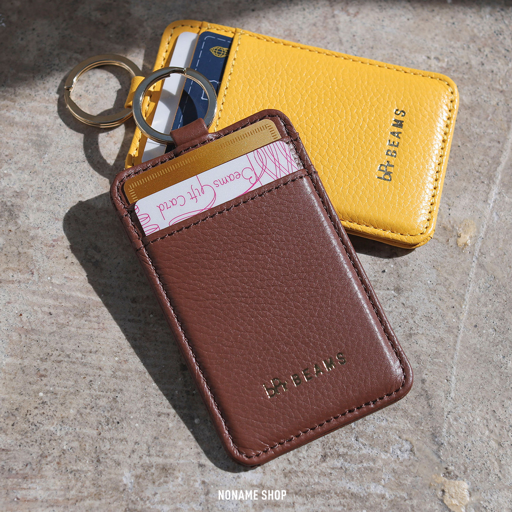 BEAMS 皮革 卡夾 鑰匙串 六色