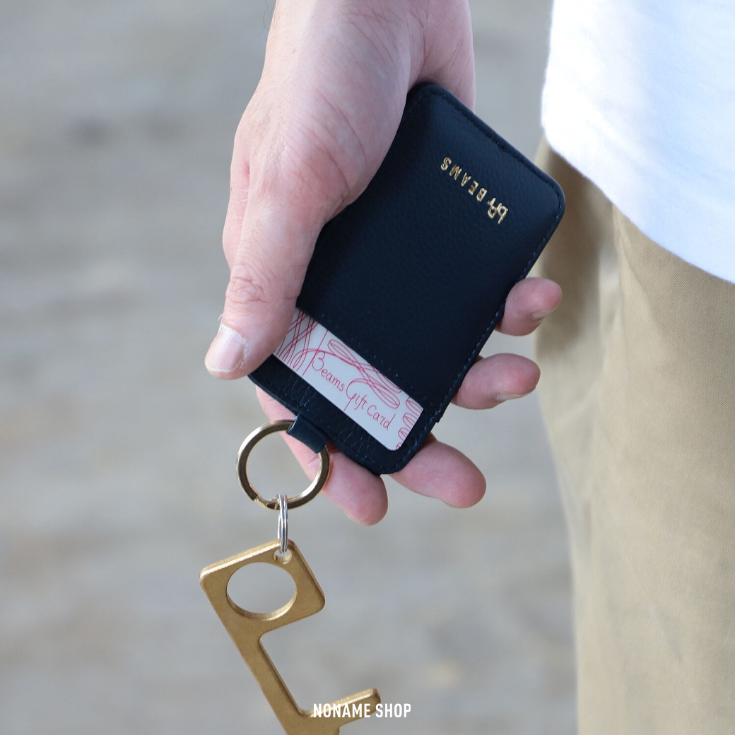 BEAMS 皮革 卡夾 鑰匙串 六色