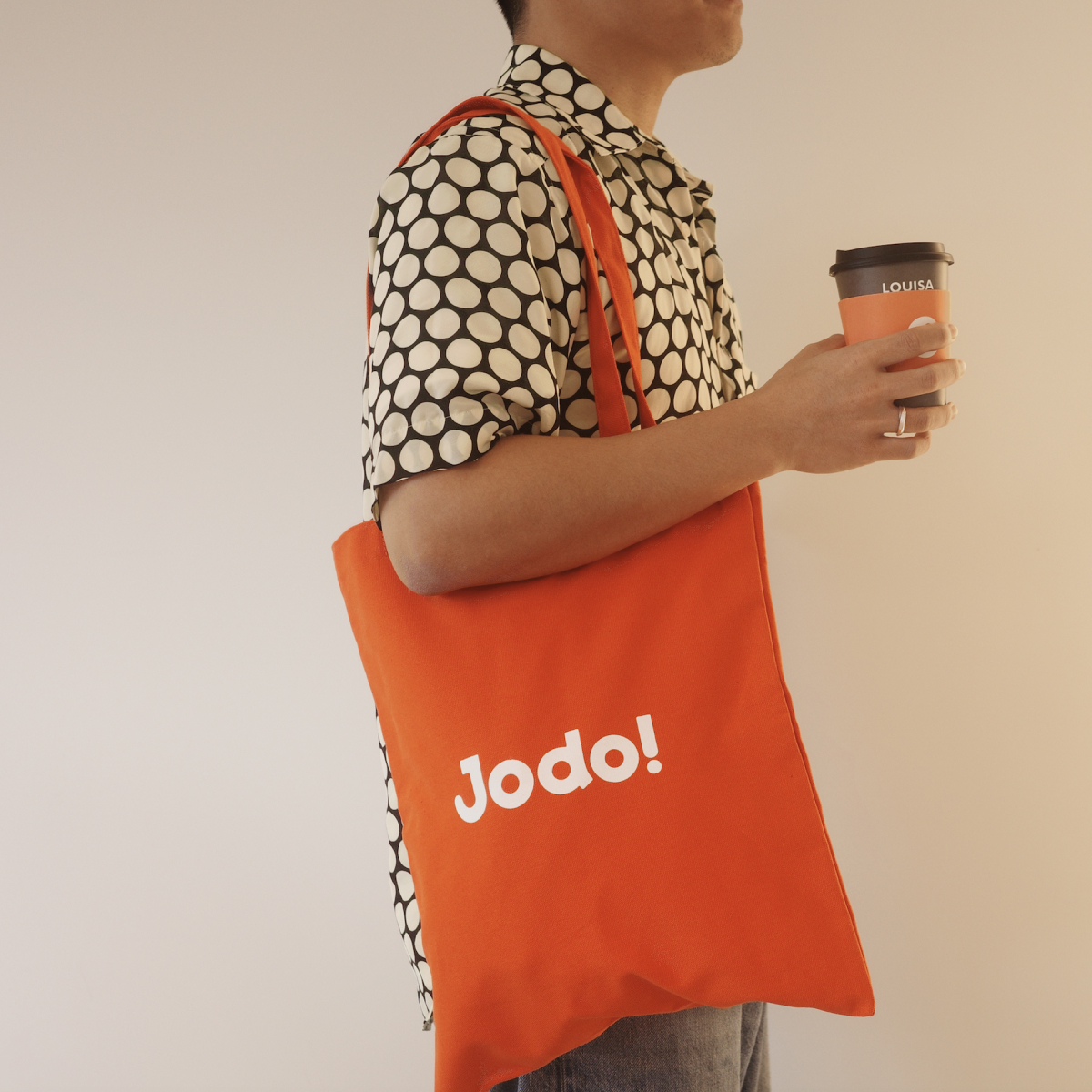 Jodo！竟然有橘色的帆布袋