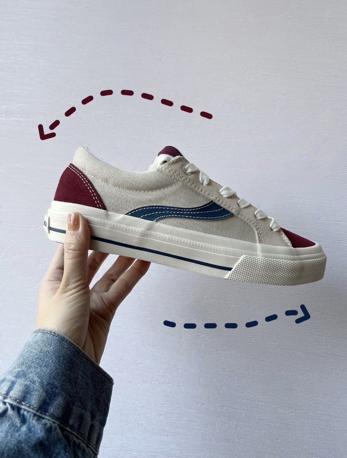 Odd cirkus x vision street wear 翻毛皮板鞋 瑪瑙灰