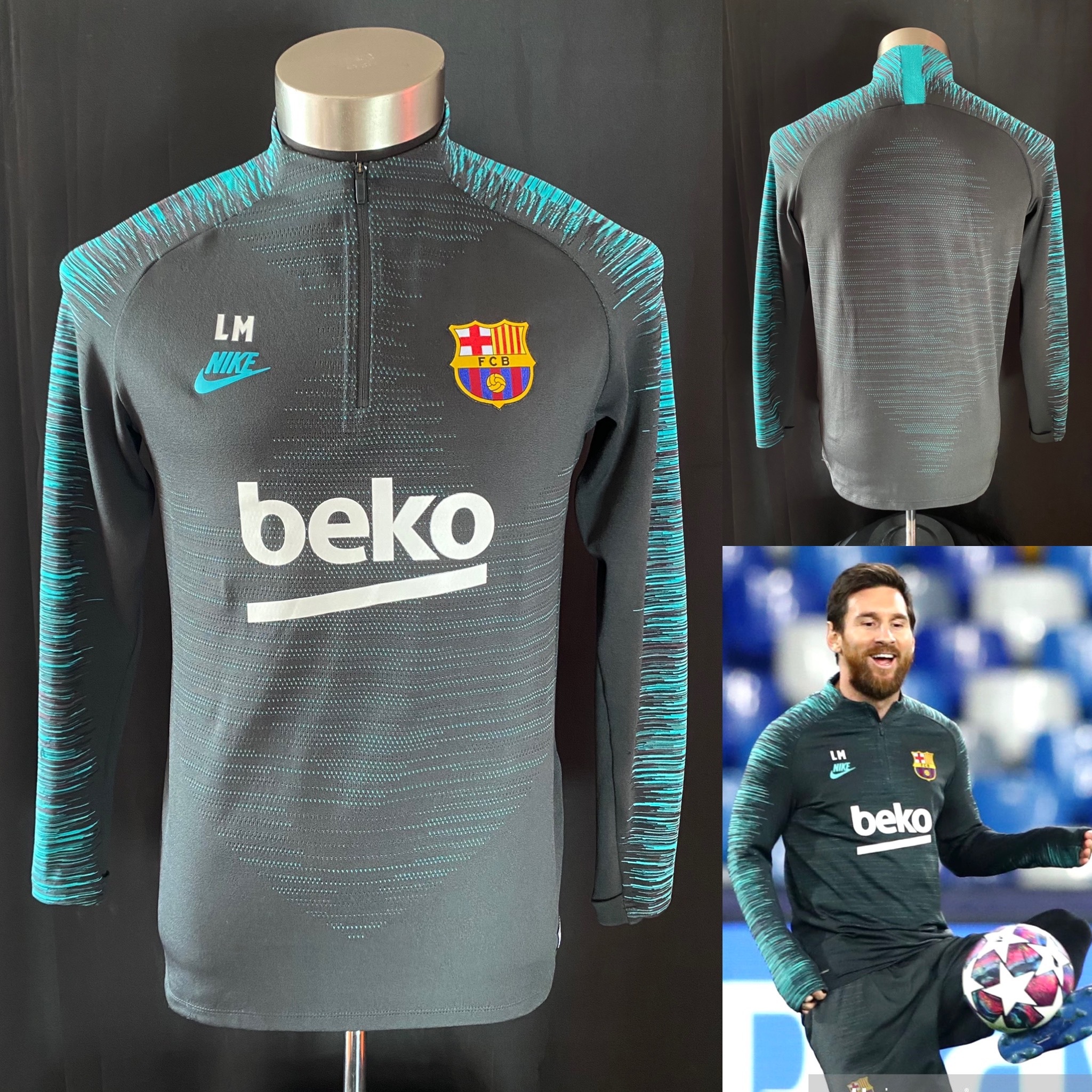 (鎮店之寶) 巴塞隆拿 19-20 Messi match worn 落場訓練球衣