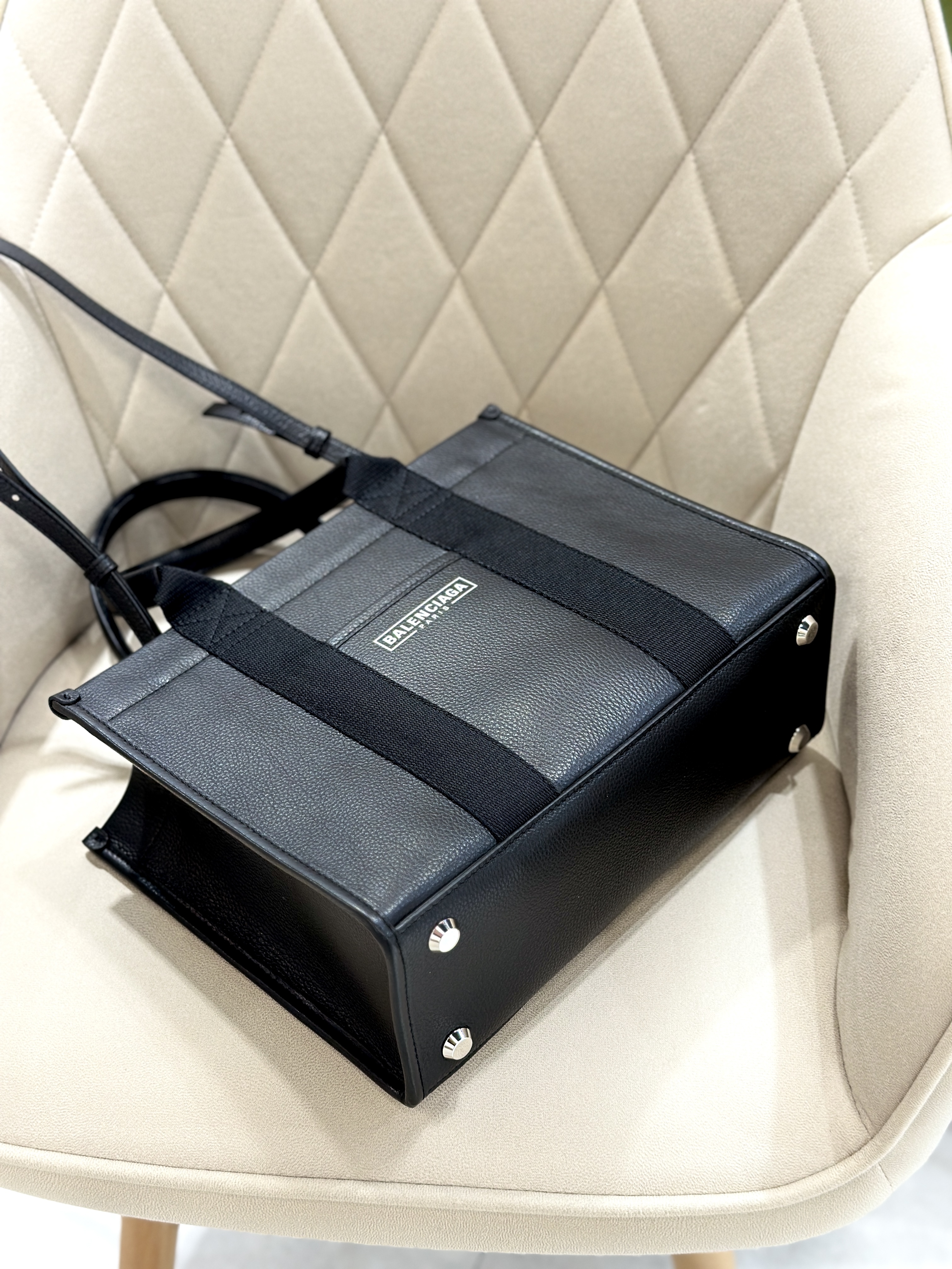 BALENCIAGA Hardware Small Leather Tote