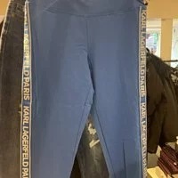 [S] KARL LAGERFELD LOGO TAPE SWEATPANTS,BLUE, L2EFG297-X9T [FINAL SALE] (SKL512)