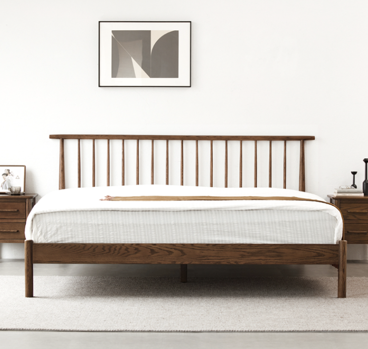 聖羅莎胡桃床架A款 SLS-A1013