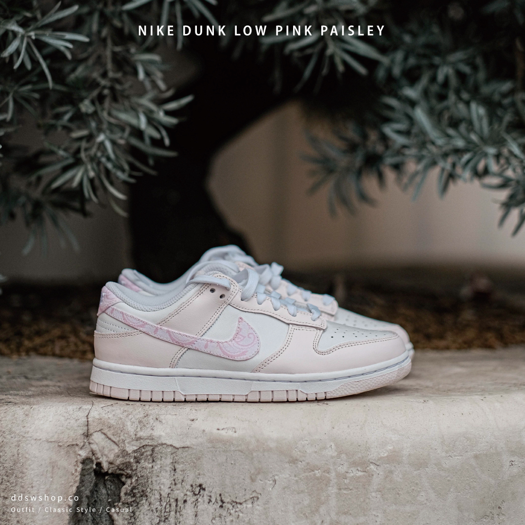 Nike Dunk Low Pink Paisley 珍珠粉櫻花粉變形蟲櫻花粉FD1449-100