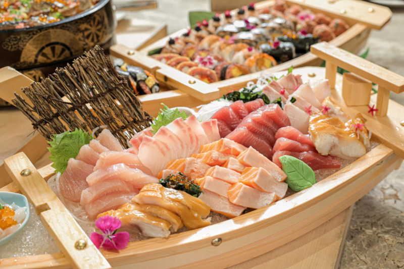 【電子票】台南飯店吃到飽｜煙波臺南館生魚片