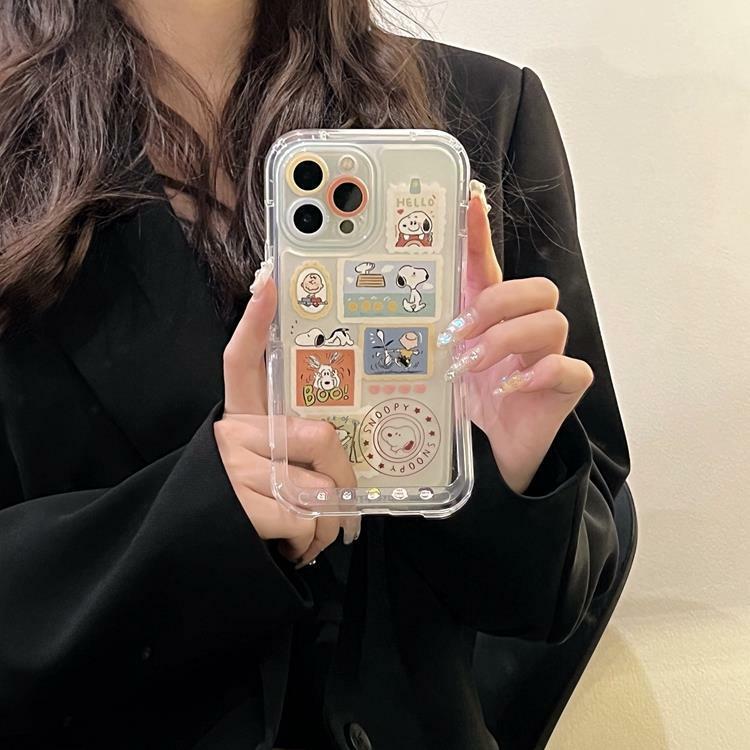 韓國 史努比透明 支架手機殼 iphone手機殼