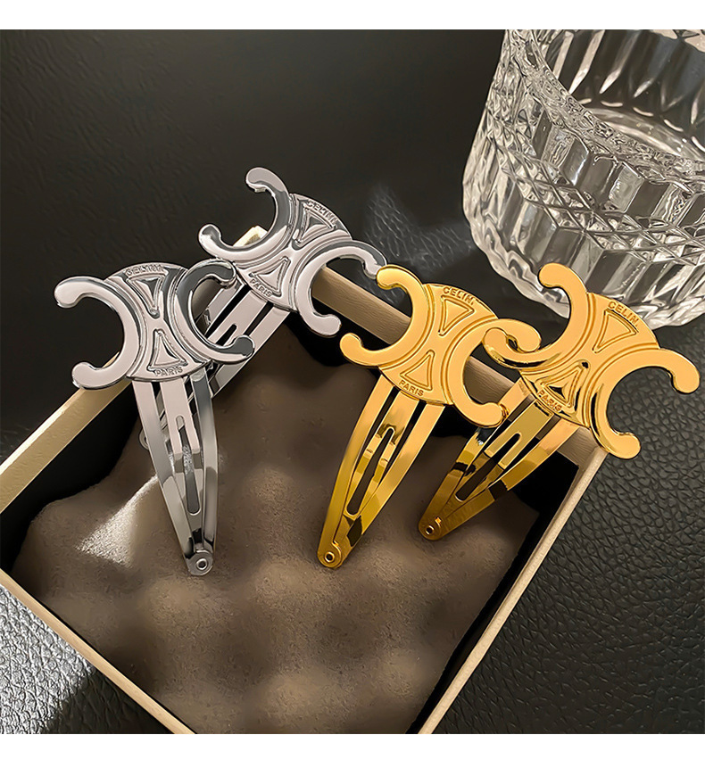 凱旋門電鍍髮夾