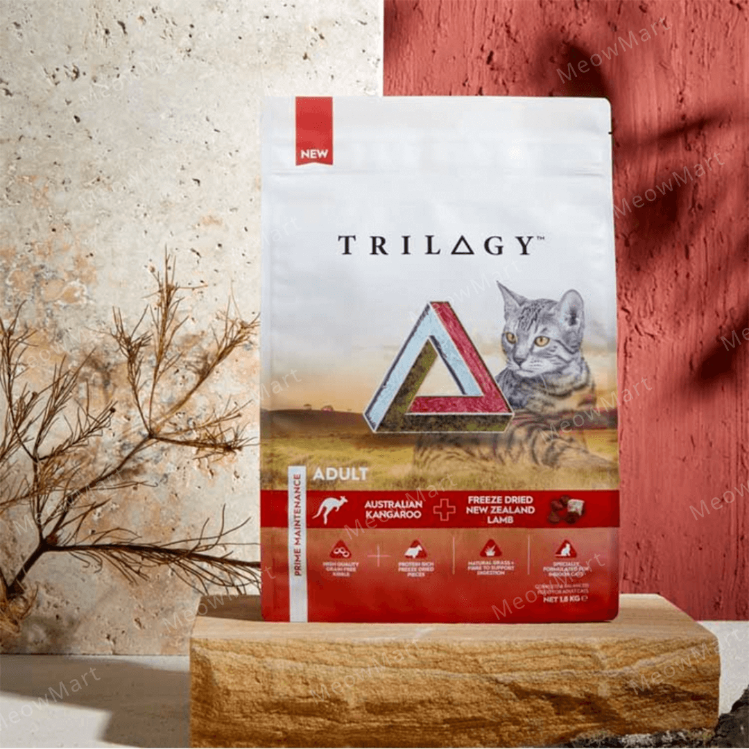 Trilogy™ 奇境 – 澳洲野生袋鼠＋5%紐西蘭羊肺凍乾無穀成貓糧 1.8kg