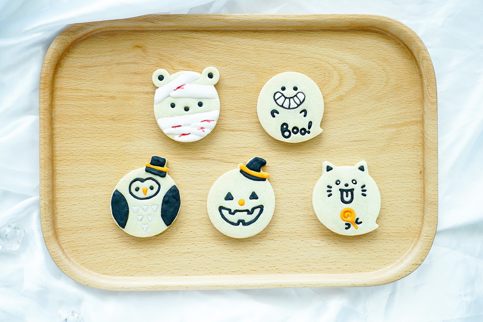 可愛萬聖節糖霜曲奇餅