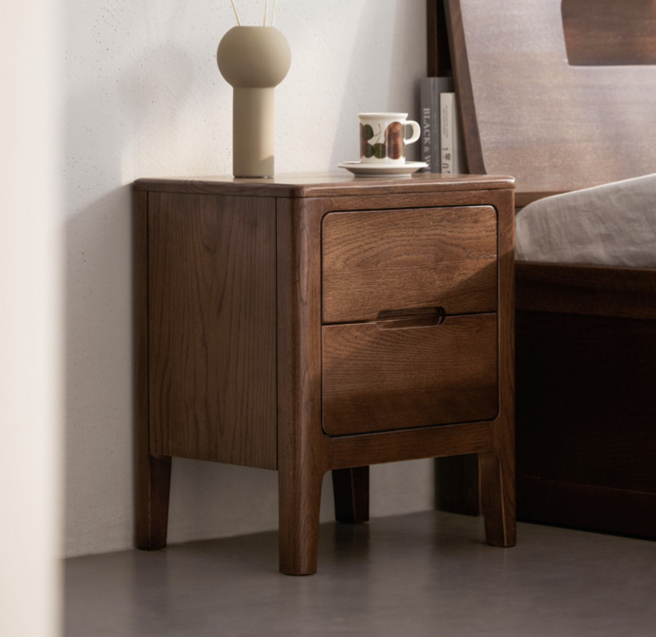 加莫胡桃床頭櫃A款 JM-A5022