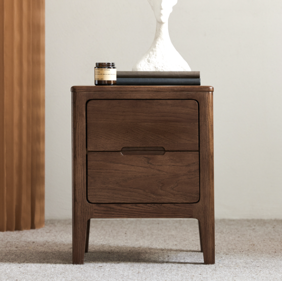 加莫胡桃床頭櫃A款 JM-A5022