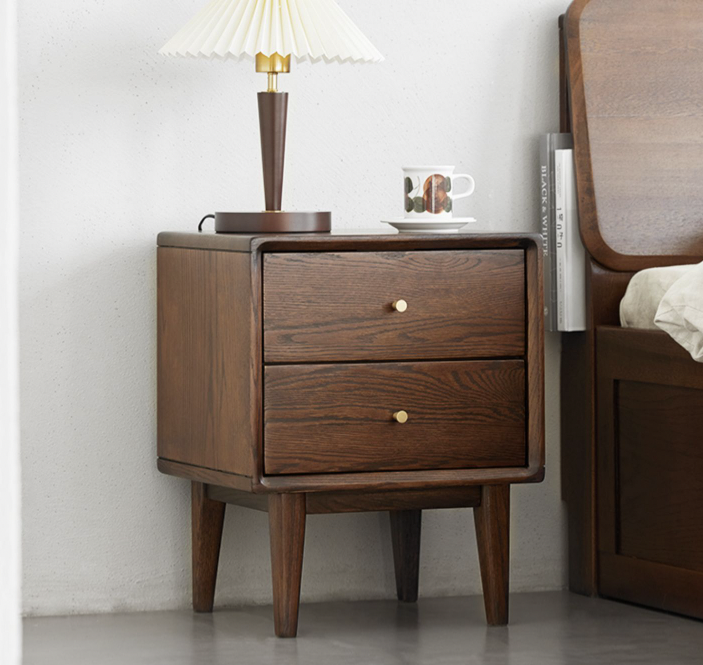 貝里胡桃床頭櫃 BL-F8024