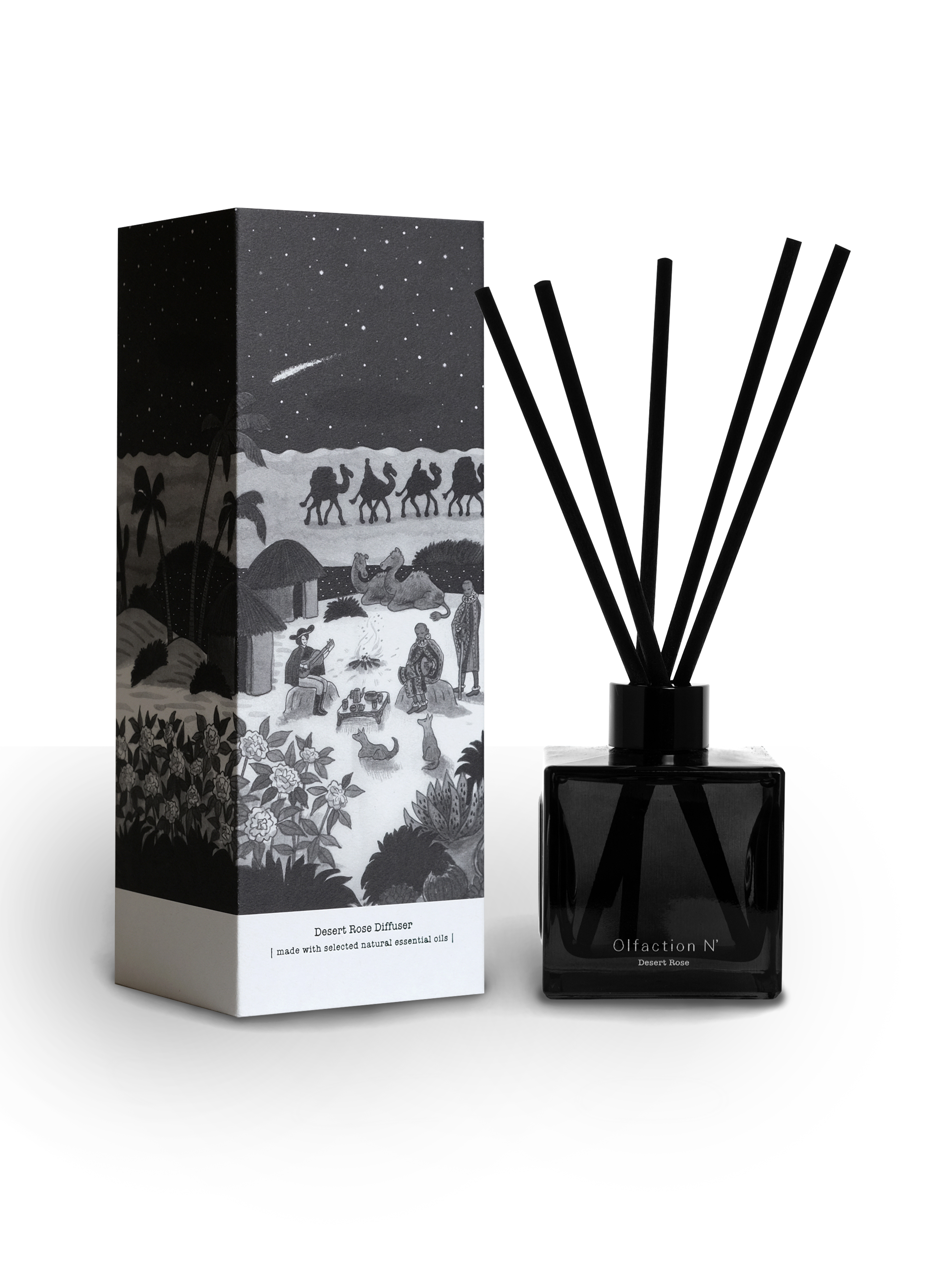 沙漠玫瑰香薰枝擴香瓶 (200ml)
