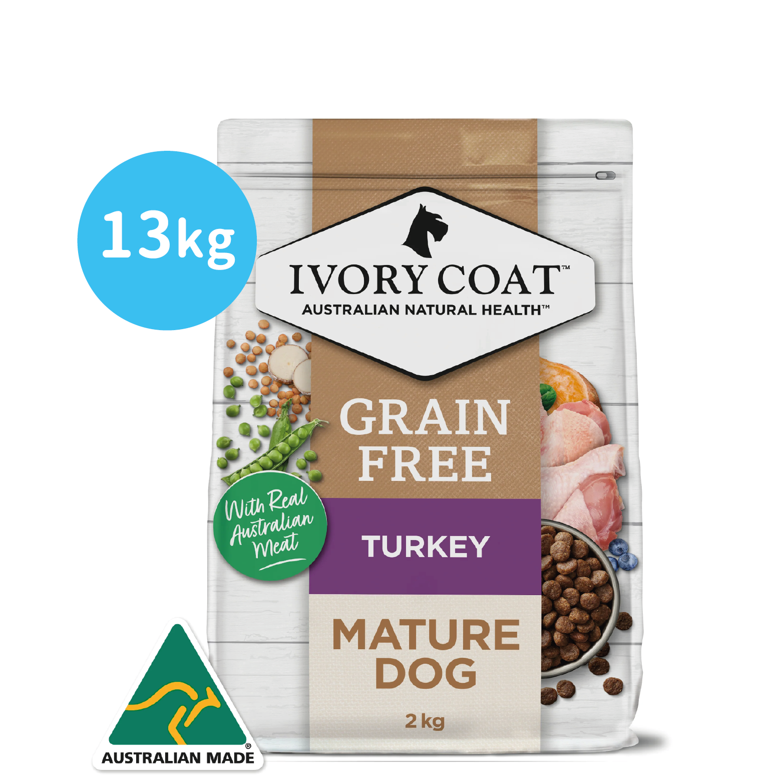 Ivory Coat⎜火雞肉 低脂/老犬配方 13kg