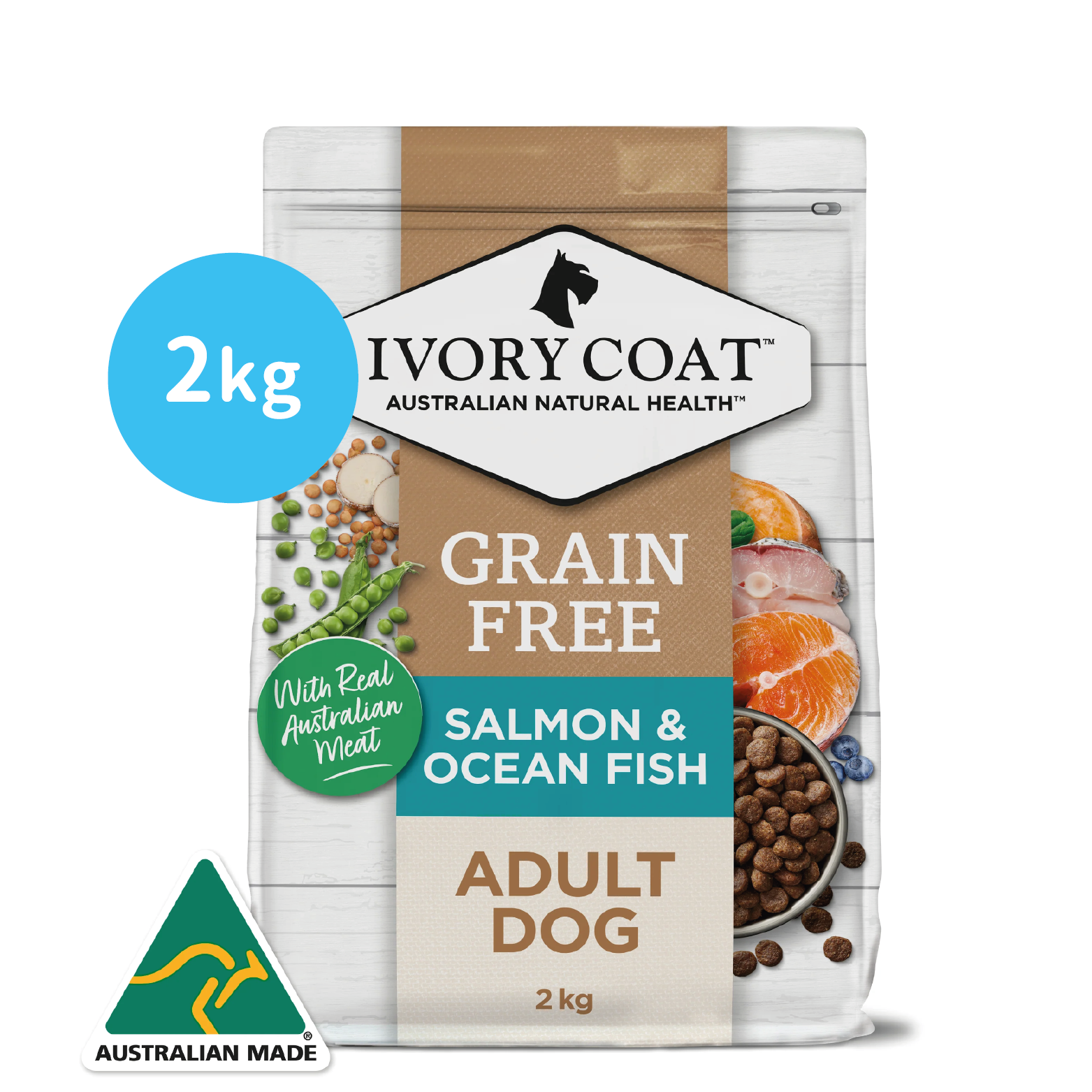 Ivory Coat⎜深海魚和三文魚 成犬配方 2kg