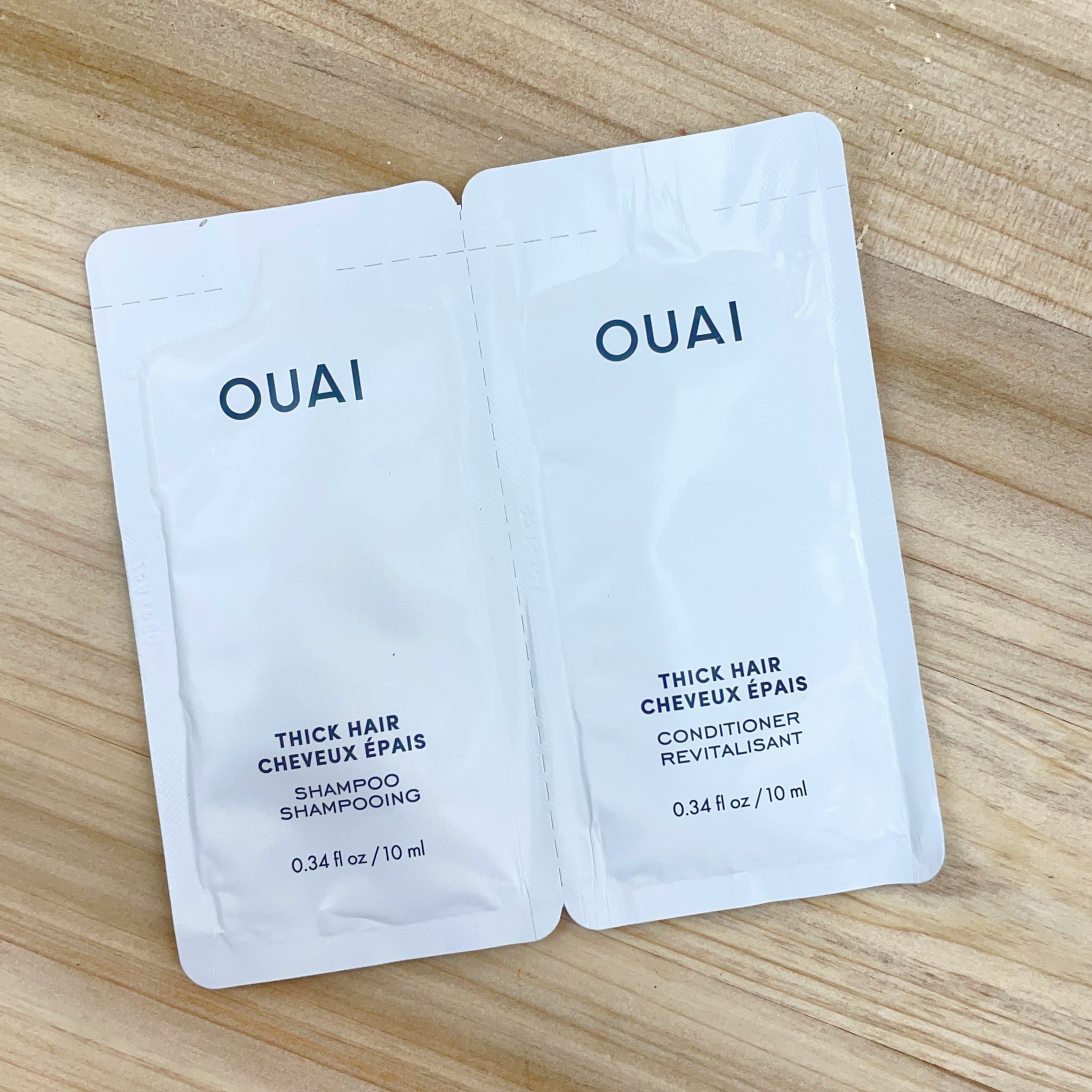 OUAI THICK HAIR SHAMPOO+CONDITIONER SET