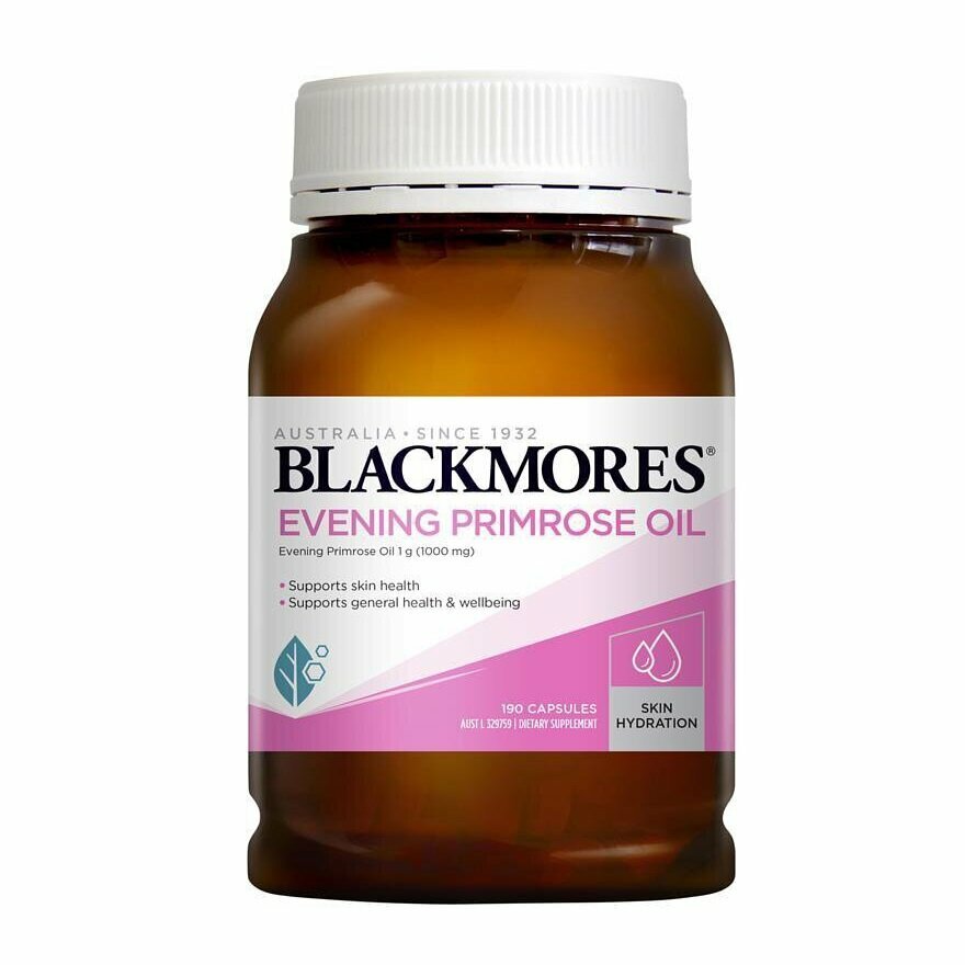 BLACKMORES - 天然月見草油1000mg 190粒裝 (平行進口) 新包裝