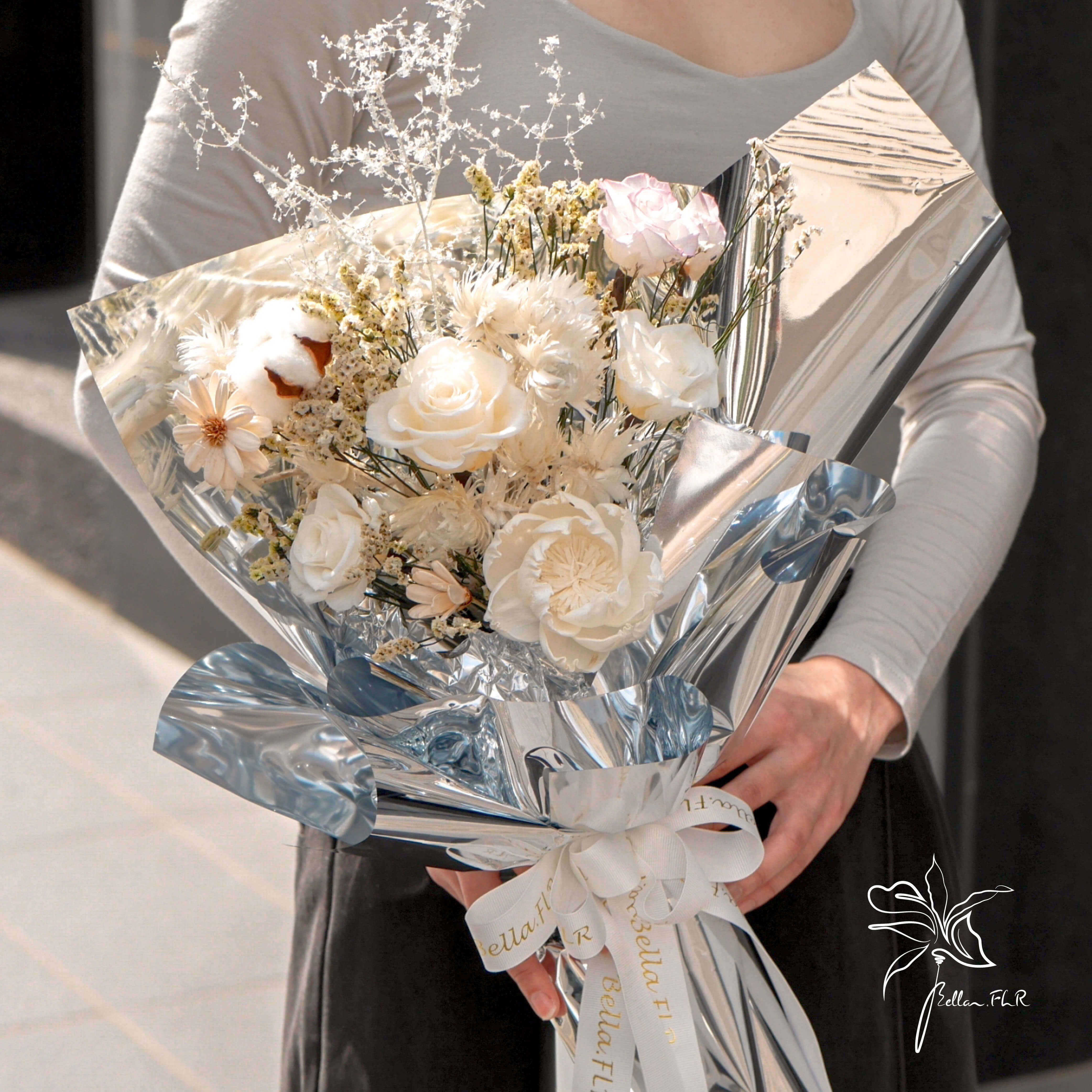 【璀璨如你】中型永生乾燥花束