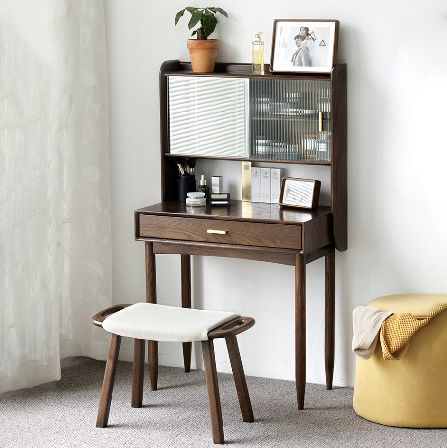 澹雅胡桃梳妝台 ZY-H7052