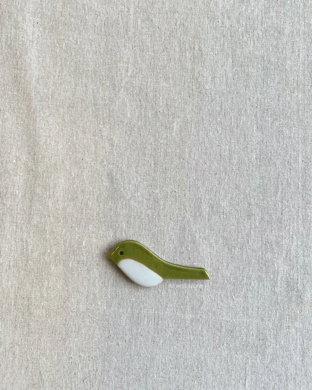 小鳥筷子托 草綠｜美濃燒