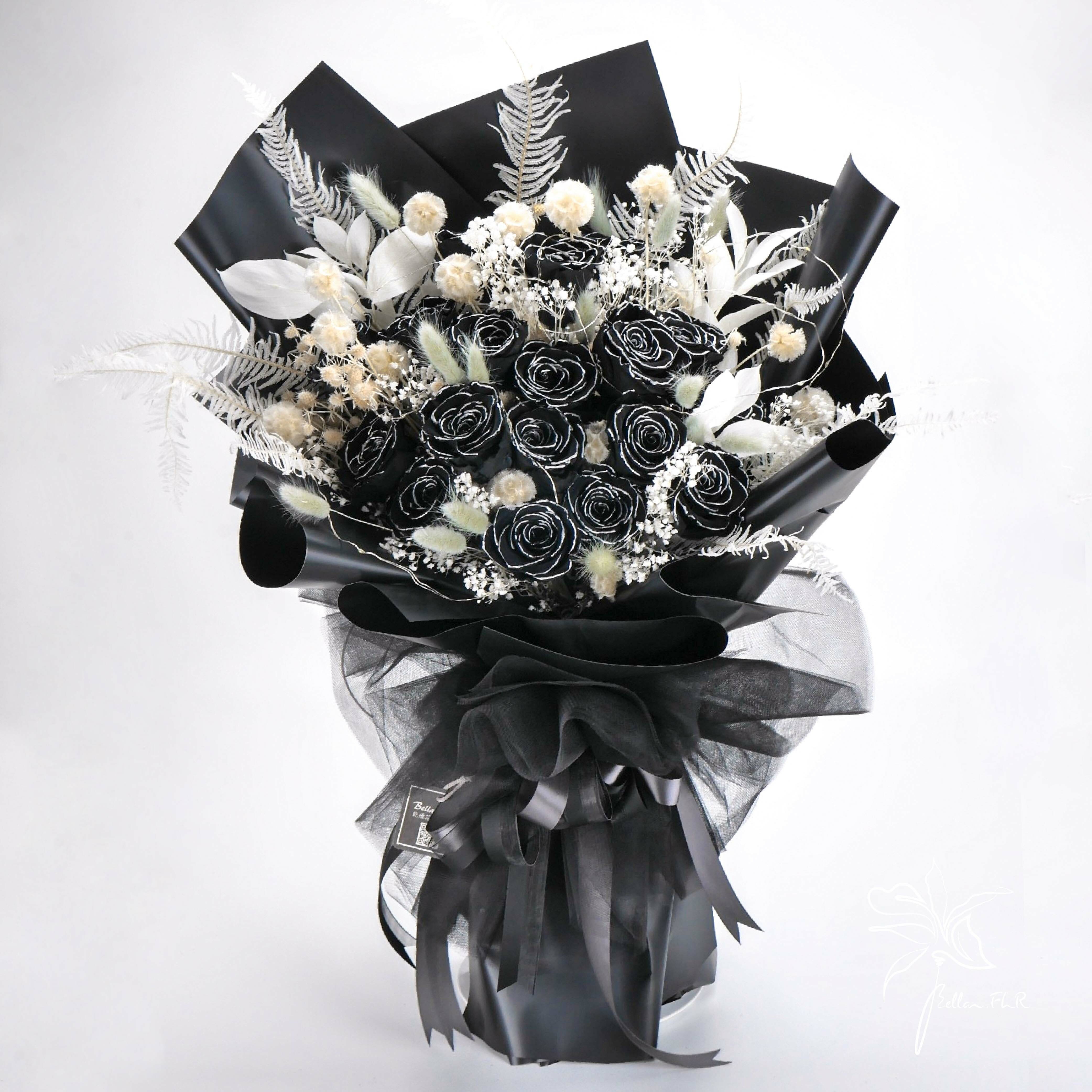 【外冷內熱的高冷情懷】大型永生乾燥花束