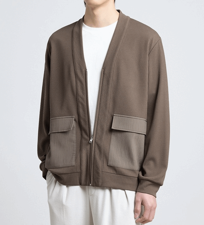 INLAB 簡約拼色外套