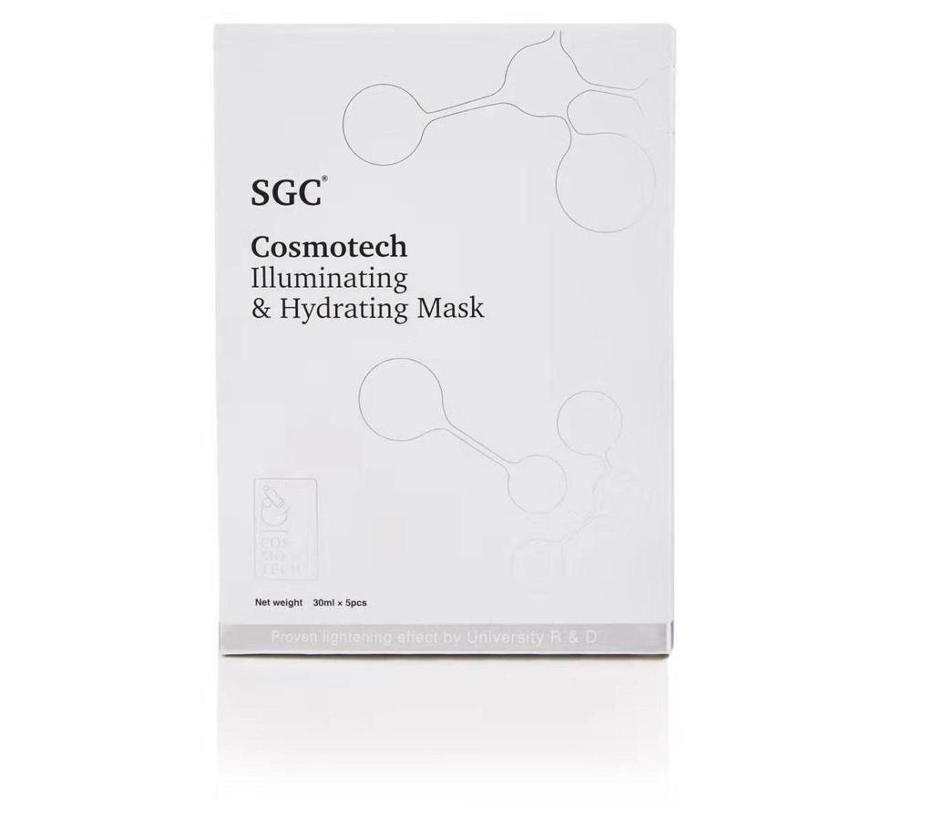 SGC科達美亮源水潤面膜【正品】SGC生物科技 由大學先進的生物技術配製而成，具有科學證明，可帶來速效和持久的亮白亮膚補品，可用於深度皮膚護理