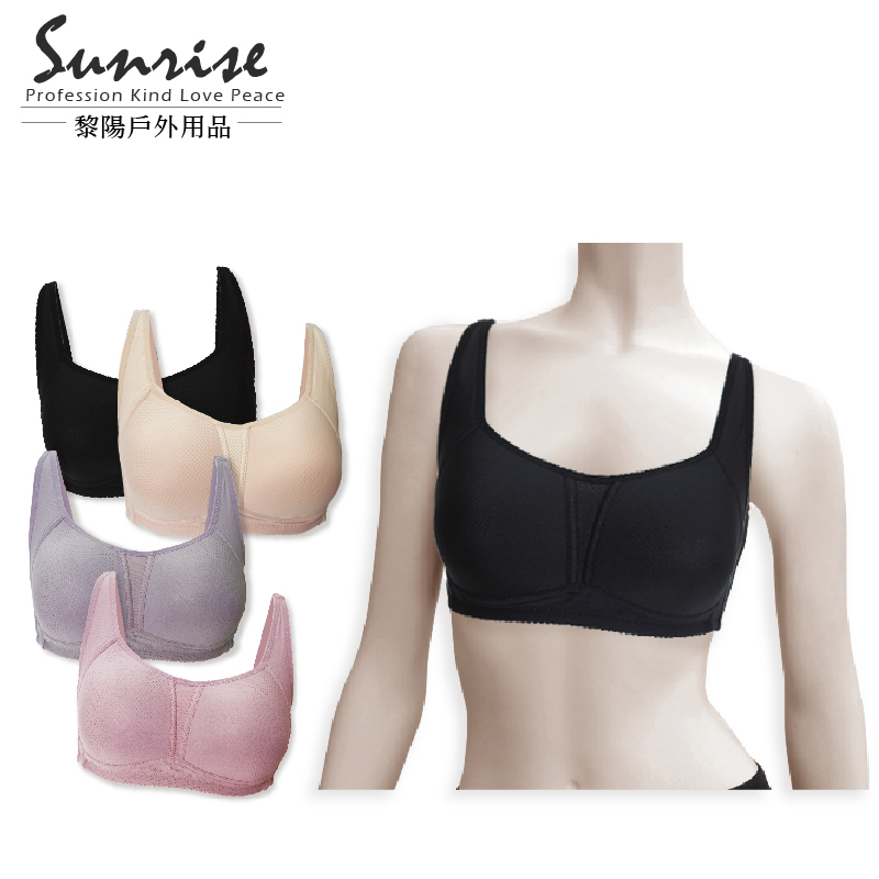 後扣式無鋼圈運動胸衣 (四色) 運動內衣/彈性/快乾/後扣背心/無鋼圈 10PWS6606
