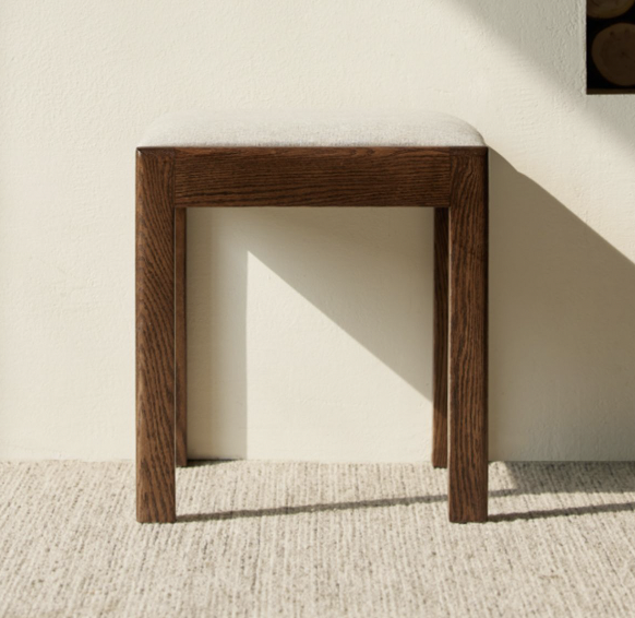 萊茵胡桃梳妝凳A款 LY-H6131