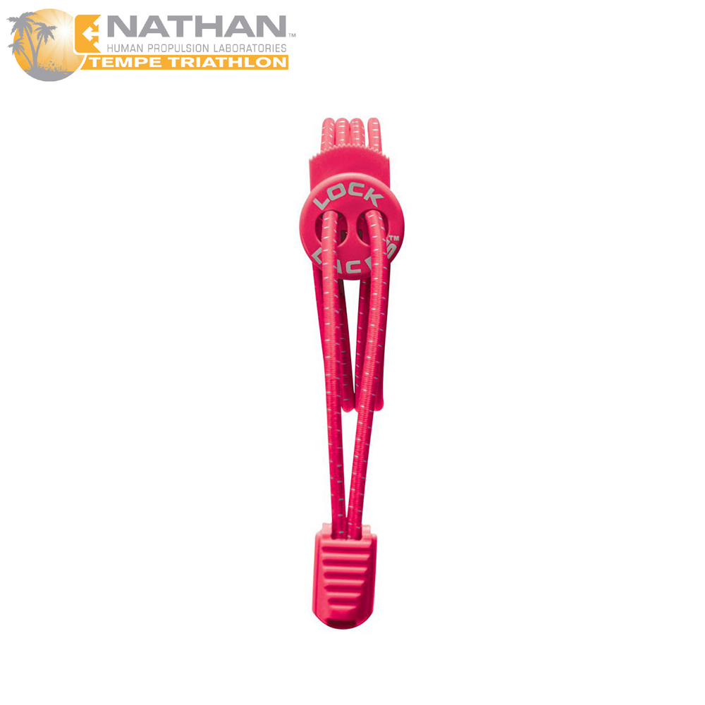 NATHAN 美國 NA1160 Lock Laces 快扣鞋帶 (2色) 適用所有運動鞋/高彈性/穩定耐用/快速穿脫 79NA1160